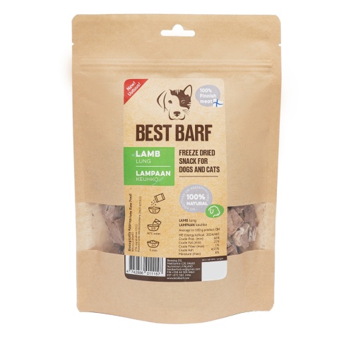 Best Barf liofilizowane płuca jagnięce 50 g