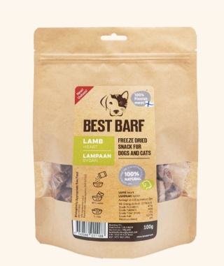 Best Barf liofilizowane serca jagnięce 100 g