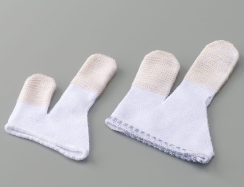 Materiałowa szczoteczka do zębów na palce NYANKO CARE Fingers Toothbrush rozm S