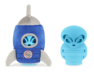 Zabawka 2 W 1 NIEBIESKI KOSMITA Alien Buddies