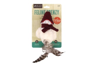 Zabawka BIAŁY PTASZEK Feline Frenzy