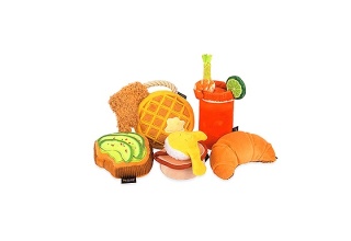 Zabawka KURCZAK Z GOFREM XS Barking Brunch MINI