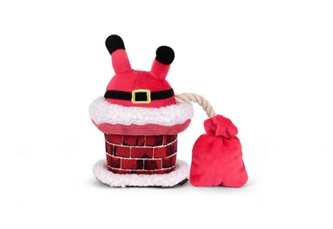 Zabawka MIKOŁAJ W KOMINIE Merry Woofmas