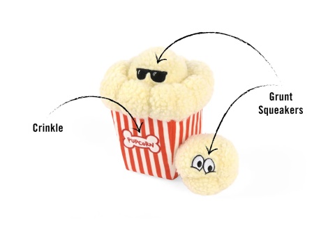 Zabawka POPCORN NORKA NA PRZYSMAKI Hollywoof Cinema