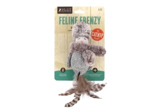 Zabawka SZARY PTASZEK Feline Frenzy